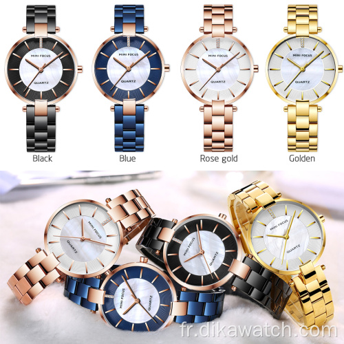 MINI FOCUS Montres Femme Marque de Luxe